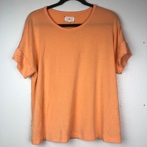 Lou & Grey Orange signature Soft Short Sleeve szM